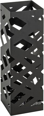 Підставка для парасольки HAKU Möbel, чорна, метал, 16x48x16 см, сучасний стиль
