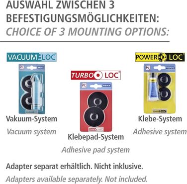 Велика настінна полиця WENKO Classic Plus Black для ванної, з антикорозійним покриттям, чорна