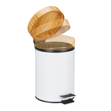Relaxdays Trash Can Bathroom 3 l