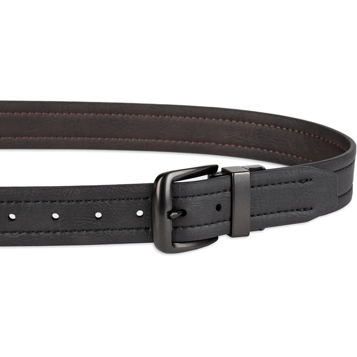 Чоловічий перекидний ремінь Dickies (30-32), чорний/коричневий, еластичний