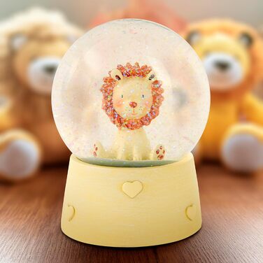 Музична снігова куля-скарбничка Mousehouse Gifts Лев для дітей, подарунок для хлопчика чи дівчинки
