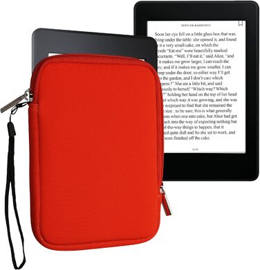 Чохол для eReader kwmobile - Неопренова сумка-чохол, захисний кейс - 17 x 12 x 2 см, внутрішні розміри 6' eReader (6' eReader, помаранчевий)