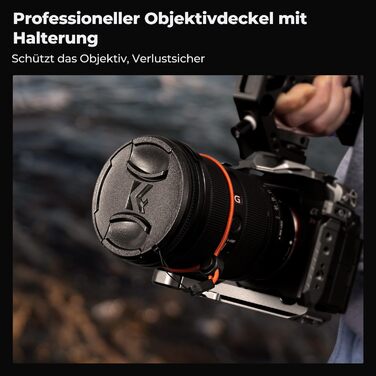 Поляризаційний фільтр K&F Concept 82mm CPL HD з багатошаровим покриттям Nano-Xcel (з кришкою об'єктива)