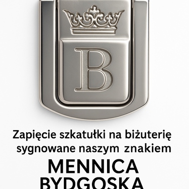 Шкатулка Mennica Bydgoska, чорна шкіряна
