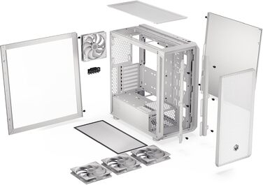 Корпус для ПК Endorfy Arx 700 White ARGB, ATX, загартоване скло, білий