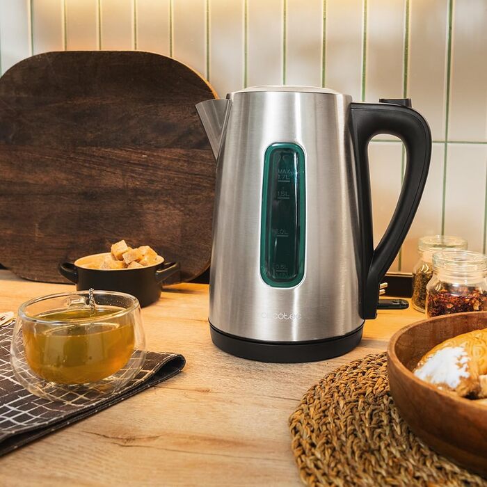 Електричний чайник Cecotec Thermosense 210 Steel, 1.7 л, 2200 Вт, нержавіюча сталь