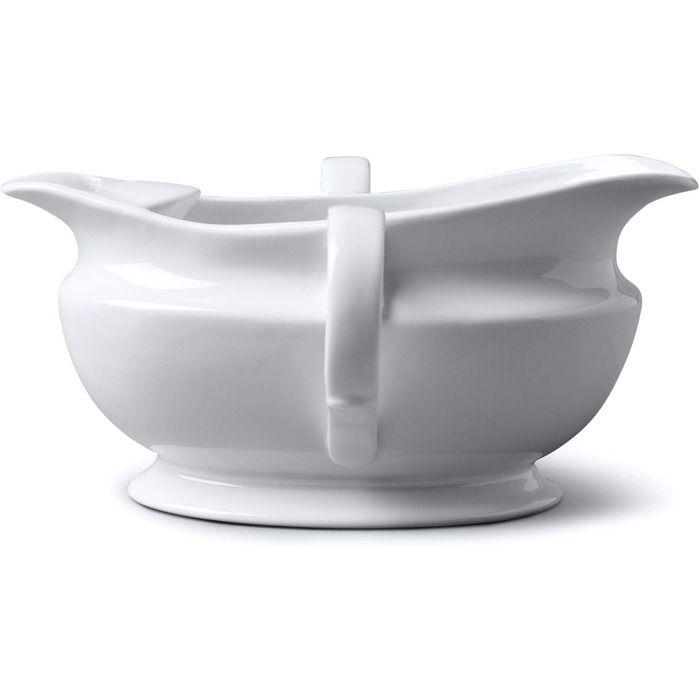 WM Bartleet & Sons 1750 T307 Porcelain Saucepan, 500 ml, White