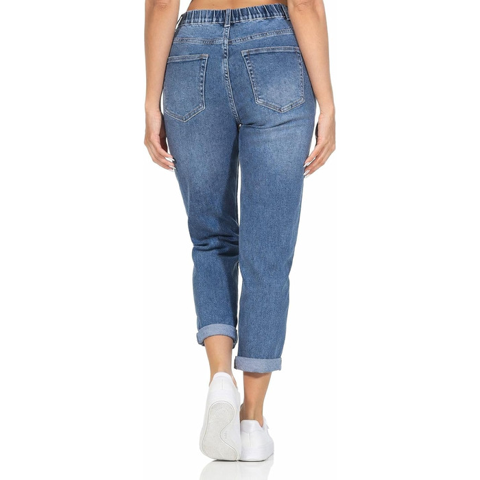 Джинси жіночі Hailys Mom Jeans з високою талією, блакитні, розмір XL