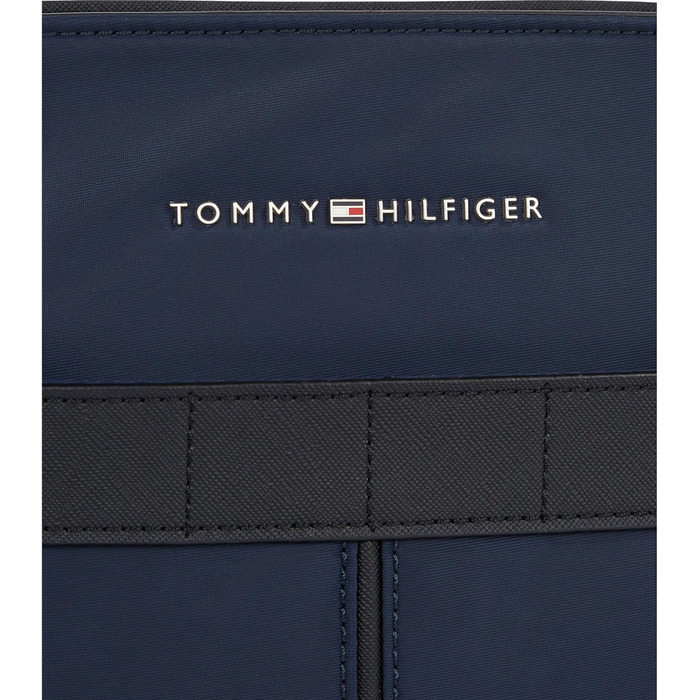 Чоловіча сумка на плече Tommy Hilfiger TH Elevated Nylon Mini Crossover, Колір: Space Blue (блакитний), Універсальний розмір