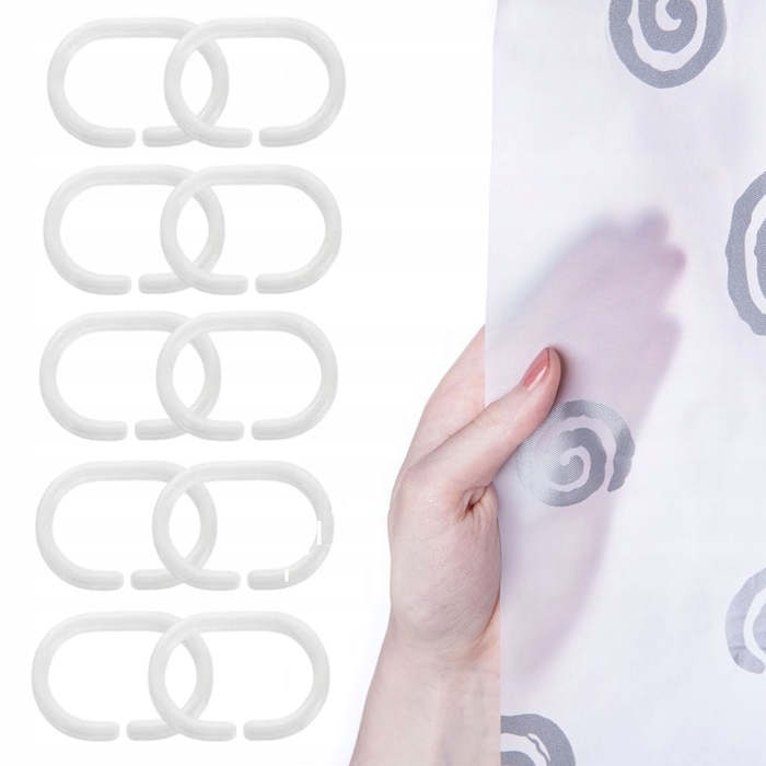 Текстильна штора для ванни Profi ID, 170 x 180 см