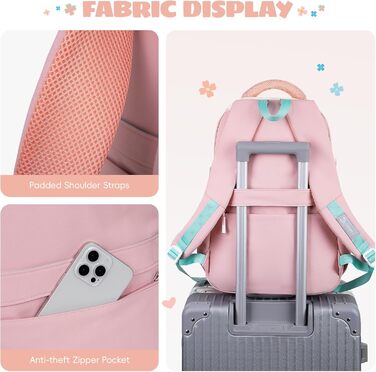 Шкільний рюкзак для дівчинки-підлітка 2025, рюкзак для школи/гімназії, водонепроникний, для ноутбука 15.6