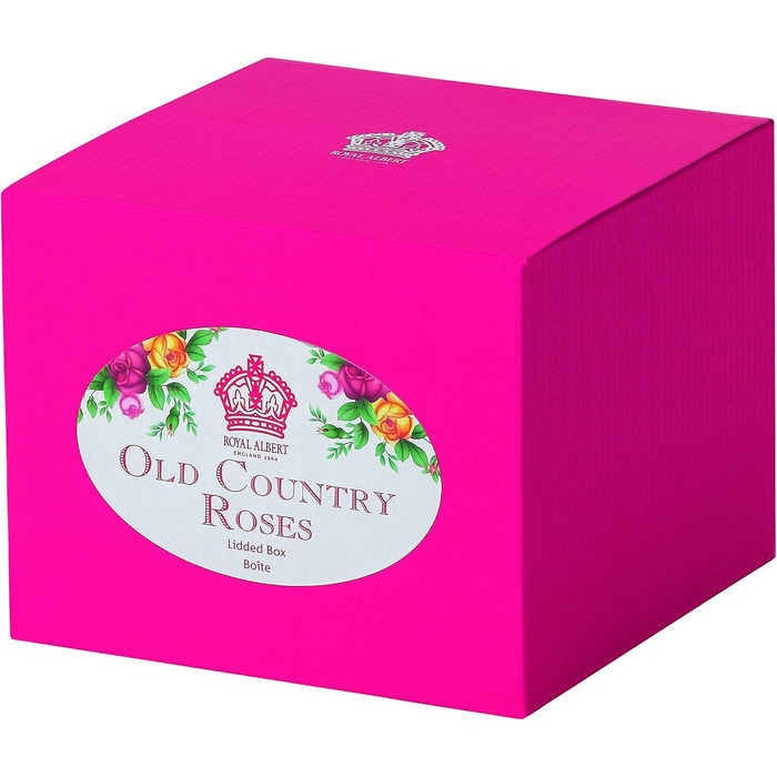 Сервіз Royal Albert Old Country Roses на 4 персони, вінтажний, кістяний фарфор, середній квітковий візерунок, чайник 0,8 л, чайна банка 0,5 л
