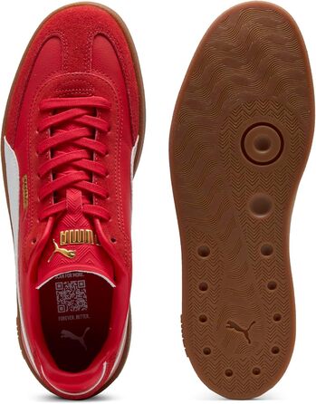 Кросівки Puma Club II Era Suede Persian Blue, червоно-білі, 27.5 см