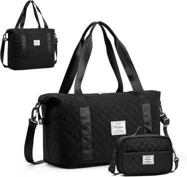 Спортивна сумка для жінок, Travel Duffle Bag, Fitnesstasche, ручна поклажа, з косметичкою та водонепроникним чохлом, бежева