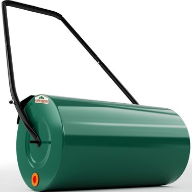 Каткова для газону Gardebruk 60 см, 50 л, з м'якою ручкою, для вирівнювання ґрунту, заповнювана, металевий садовий каток
