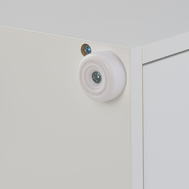 Relaxdays Tall Bathroom Cabinet with 2 Doors