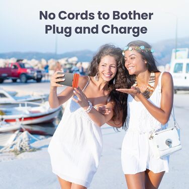 Портативний зарядний акумулятор Powerbank 5200mAh з LCD дисплеєм, 20W PD, сумісний з iPhone 14/13/12/11 та іншими моделями (Orange)