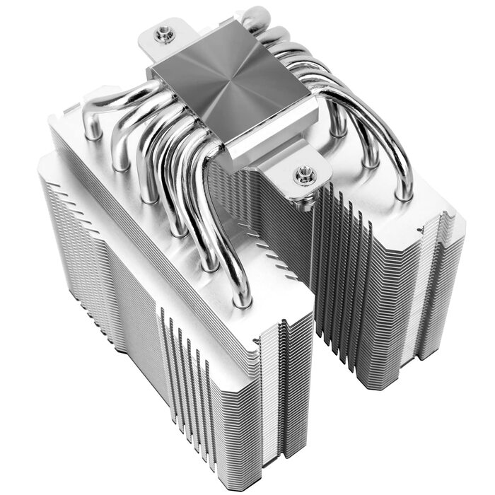 Кулер для процесора Thermalright Peerless Assassin 120 SE White ARGB, двовежевий повітряний охолоджувач для AMD AM5 та Intel LGA1851/1700, 6 теплових трубок, білий