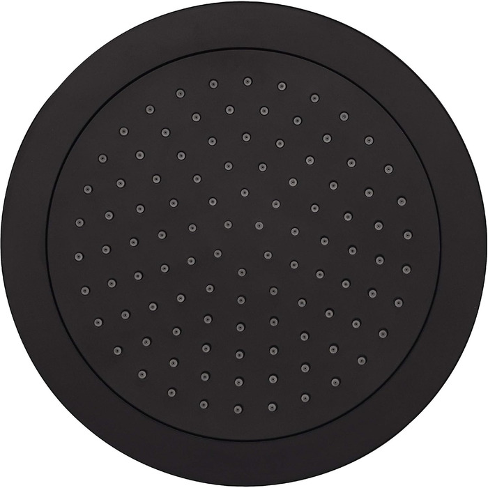 aquaSu® Shower Set Acana | Black | Showerhead: 3 spray patterns, pattern change via button & 12 cm spray plate | 150 cm metal shower hose | 60 cm shower rod | slider | anti-limescale nozzles | 72288 9 (Black - Bacila - Showerhead 24 Cm)