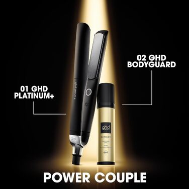 Випрямляч для волосся ghd Platinum+ чорного кольору - професійний стайлер для всіх типів волосся, захист кольору, більше блиску, нова упаковка