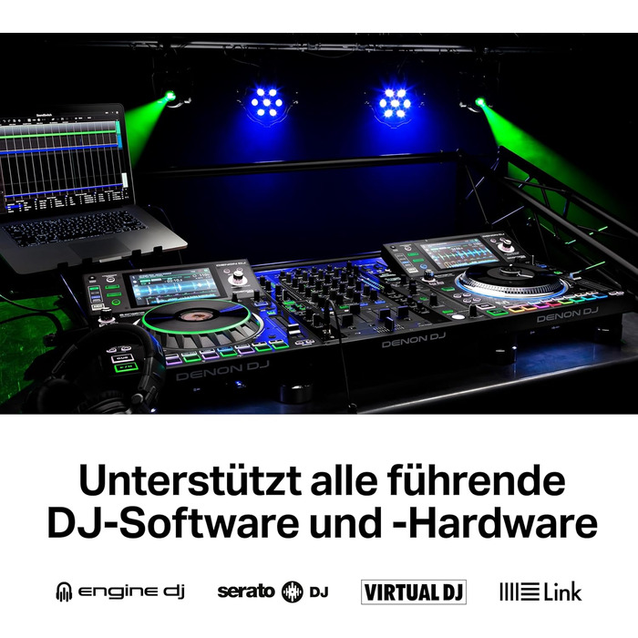 SoundSwitch Control One: Професійний DMX контролер освітлення для DJ з 3 місяцями доступу до програмного забезпечення SoundSwitch, підтримка DMX та Phillips Hue (Micro DMX, чорний)
