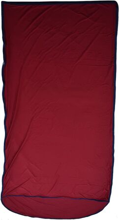 Qukai Elastic Sleeping Bag Liner Ultralight Sleeping Bag Liner Elastic Travel Sheet for Outdoor Camping Multifunctional Sleeping Bag Liner Burgundy