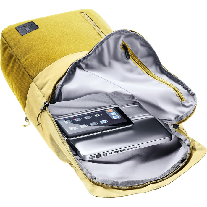 Рюкзак deuter UP Seoul для міста, 16+10 л, еко, жовтий (Turmeric-ginger)