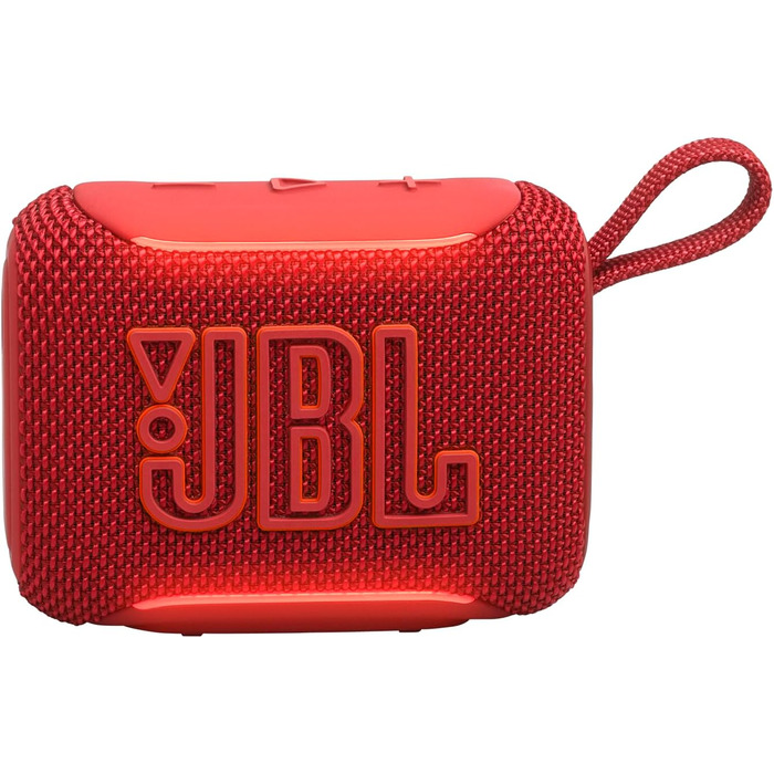 JBL Go 5: Портативна Bluetooth колонка, червоний колір - потужний звук, водонепроникність, до 10 годин роботи