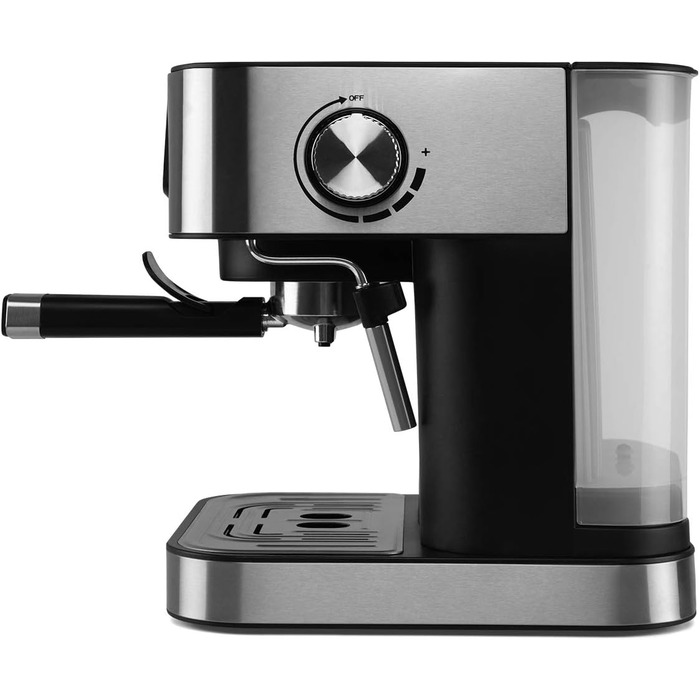 Orbegozo EX 6000 Espresso and Cappuccino Coffee Machine, 20 Bar Pressure, 1.5L Tank, Suitable for Single Dosing, 1050W Power, Black