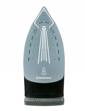 Парова праска Silvercrest SDBG 2200 A1, чорна, 2180 Вт, резервуар 300 мл