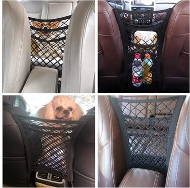 Сітка для собак у машину 120x70 см - захист та безпека на задньому сидінні для авто, позашляховиків та легкових автомобілів
