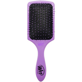 WetBrush Paddle Detangler Purple - Щітка для волосся з широким гребенем, не травмує, для всіх типів волосся, фіолетовий