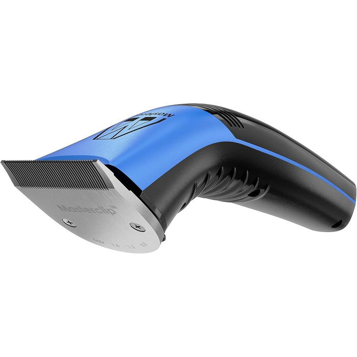 Професійна машинка для стрижки собак Masterclip Showmate II (блакитна), бездротова, акумуляторна, для собак, котів та інших тварин