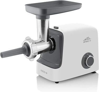 М'ясорубка електрична Ambo 3I 2200 Вт: подрібнення м'яса, приготування ковбас, нарізка овочів, насадка для кеббе