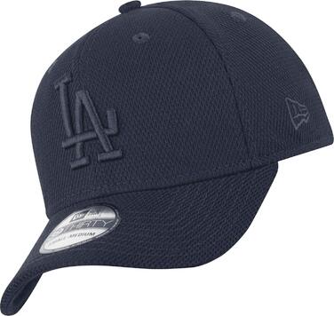 Кепка New Era Los Angeles Dodgers 39thirty з діамантом, синій, розмір L-XL