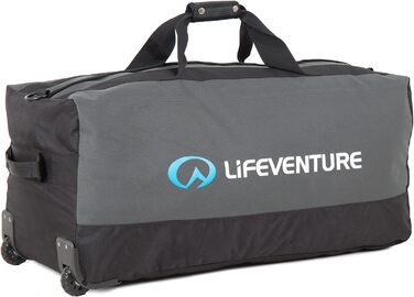 Lifeventure Seesack 'Expedition' with Wheels | 120 Liters, large robust, reinforced wheels, compact storage (Grey)