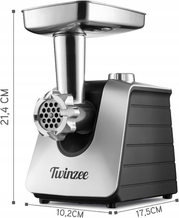 М'ясорубка Twinzee багатокольорова, 1500 Вт