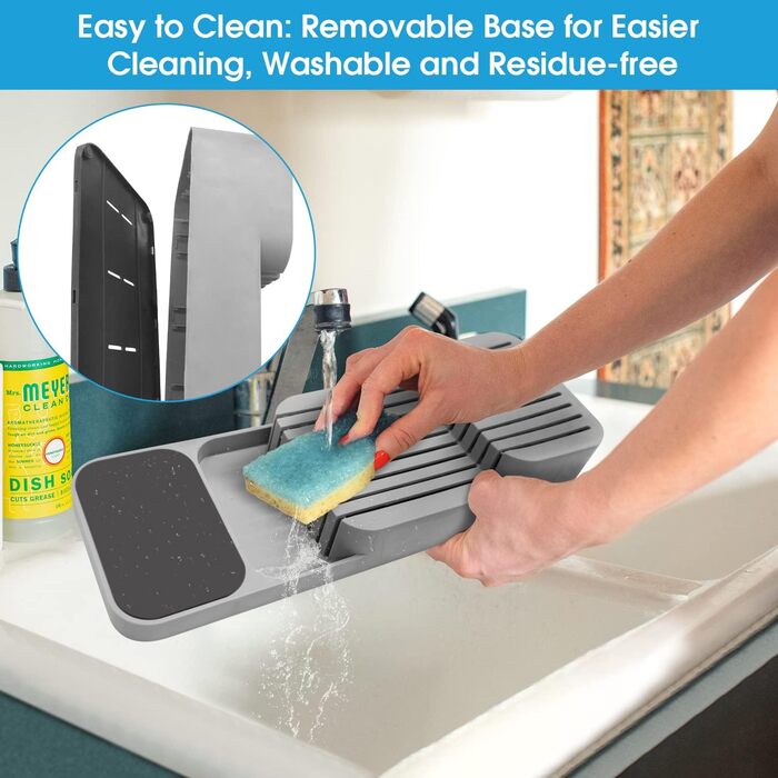 Органайзер для ножів у шухляду двоярусний, на 9 ножів, сірий - безпечне та компактне зберігання