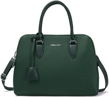 Стильна жіноча сумка-шопер David Jones з PU шкіри - елегантна сумка через плече, зручна для роботи та повсякдення (Зелена)
