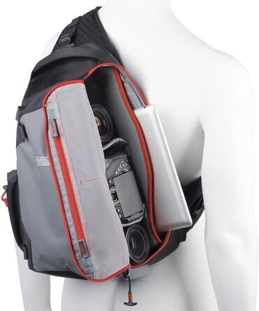 MindShift Photo Cross 13 Carbon Grau - фотосумка, 1.1 літра, сіра