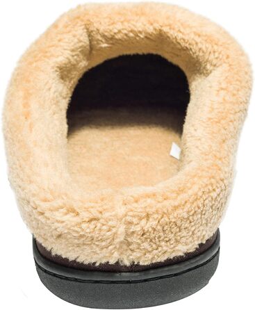 Домашні тапочки NewDenBer для чоловіків з піною Memory Foam, теплі, зручні, м'які, з плюшевою підкладкою, зимові, з неслизькою гумовою підошвою, 43/44 EU, Коричневий кавовий