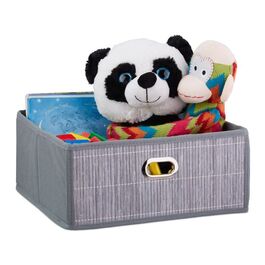 Relaxdays Bamboo Flat Storage Basket