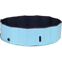 Trixie 39482 Dog Pool, ø 120 x 30 cm, turquoise/grey (ø 160 x 30 cm)