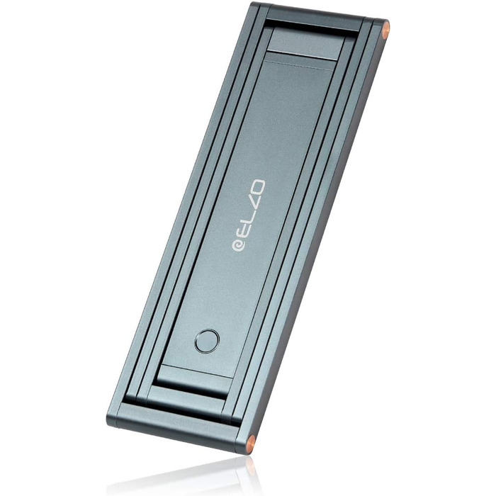 LED лампа настільна ELZO з регулюванням яскравості та гнучкою ніжкою, алюміній, темно-сіро-блакитна