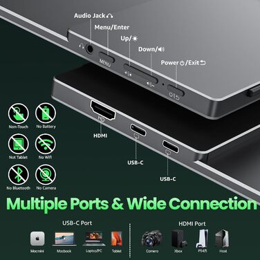 Портативний монітор 15.6