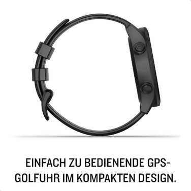 Годинник для гольфу Garmin Approach S12 з GPS та вимірюванням відстаней до зеленої зони та перешкод. 42 000 гольф-полів. Дисплей 1.3' та просте керування (відновлений).