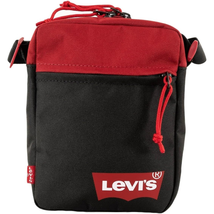 Жіноча міні-сумка крос-боді Levi's Mini Crossbody Solid (Red Batwing) червоного кольору