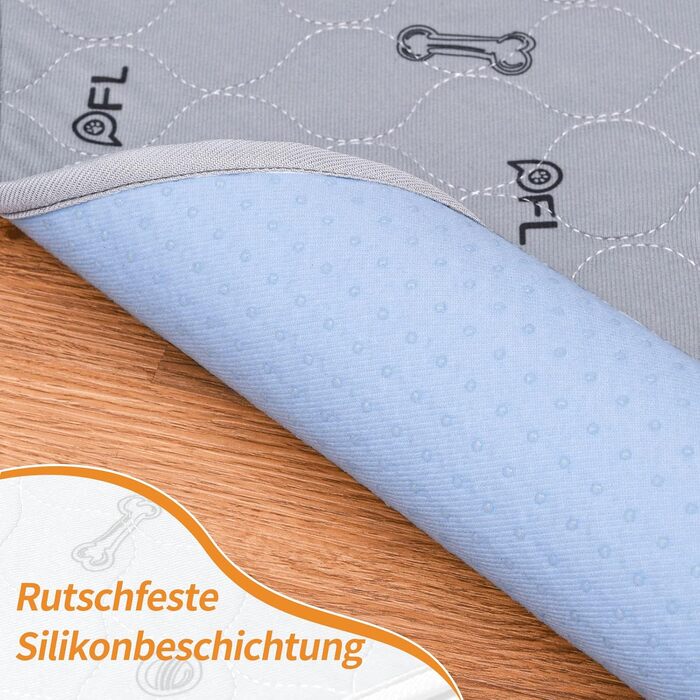 2 шт. вбиральні підкладки для цуценят, 80х92 см, водонепроникні та миючі. Килимки для навчання собак, неслизькі килимки для дивана та підлоги (2 шт.)
