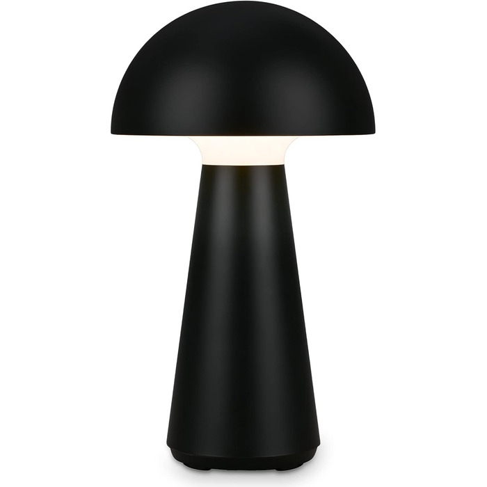 LED настільна лампа BRILONER бездротова з торшером, диммування, тепле світло, 28x16 см, чорний колір