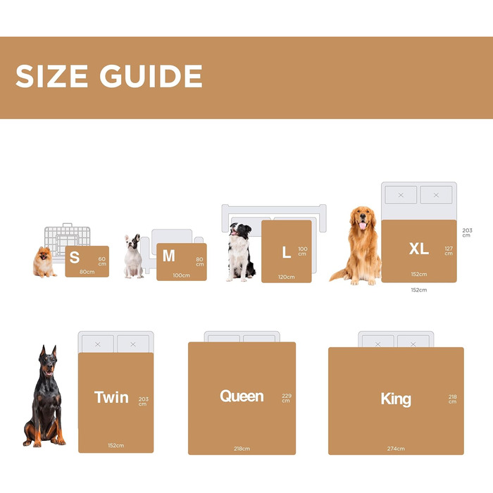 Водонепроникний коврик для собак Lesure, великі породи, 100x120 см, Outdoor, Sherpa Fleece, для дому та на вулицю, сірий